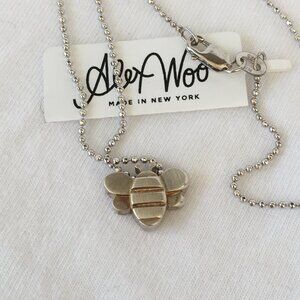 NWT Alex Woo Seasons Bee Pendant Solid Sterling Silver Necklace